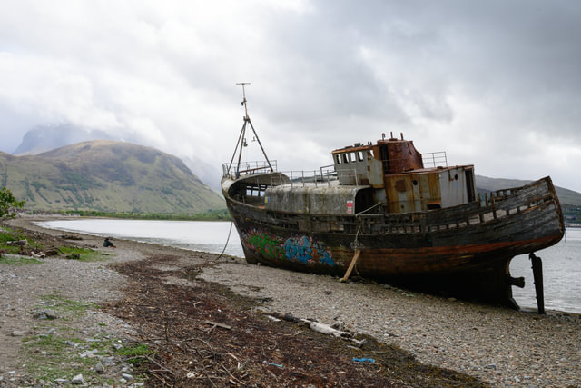 MV Dayspring at Corpach